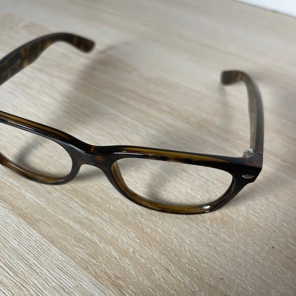 Ray-Ban RB2132 New Wayfarer 902 Sunglasses Tortoise Frames Only 55-18 Italy - Picture 8 of 10